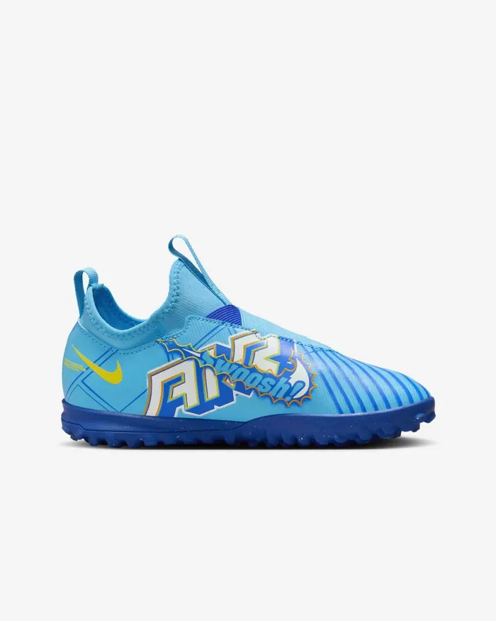 Kids Nike Football Jr Zoom Mercurial Vapor 15 Academy KM TF Baltic Bluewhite