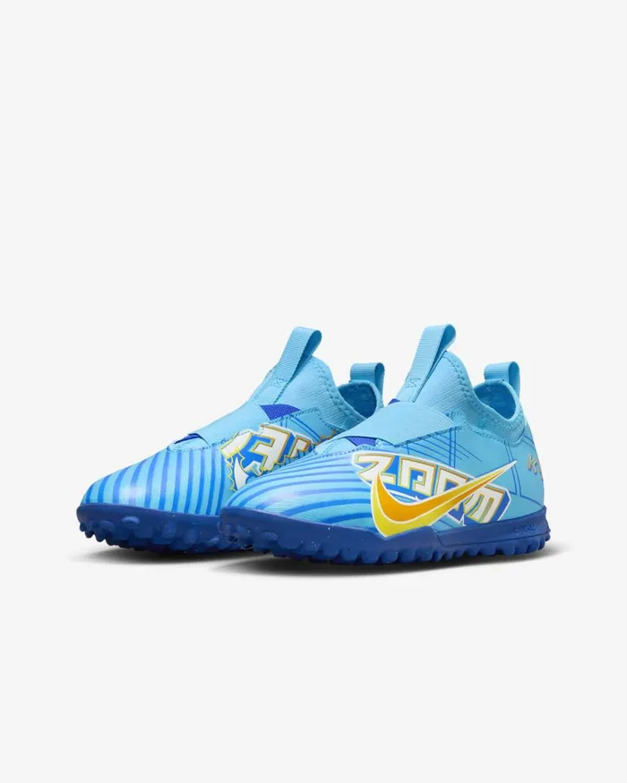Kids Nike Football Jr Zoom Mercurial Vapor 15 Academy KM TF Baltic Bluewhite