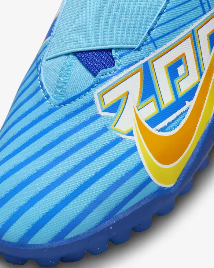 Kids Nike Football Jr Zoom Mercurial Vapor 15 Academy KM TF Baltic Bluewhite