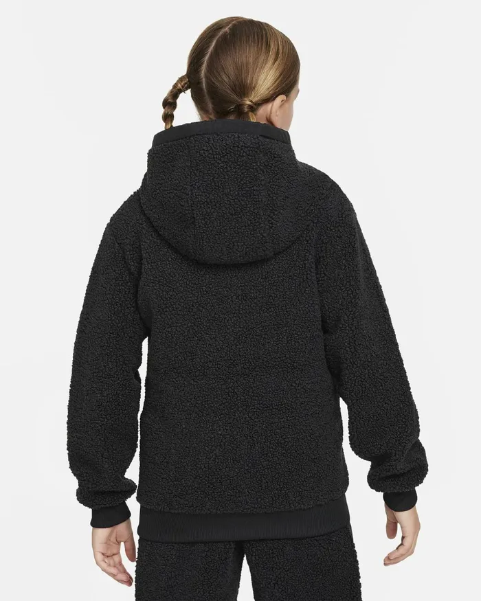 Kids Nike Hoodies And Sweatshirts Sportswear Club Fleece Blackblackwhite