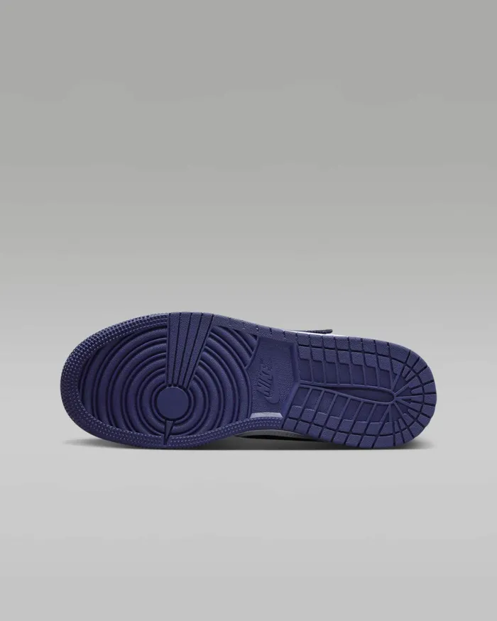 Kids Nike Jordan Air Jordan 1 Low FlyEase Sky J Purplewhitesky J Light Purple