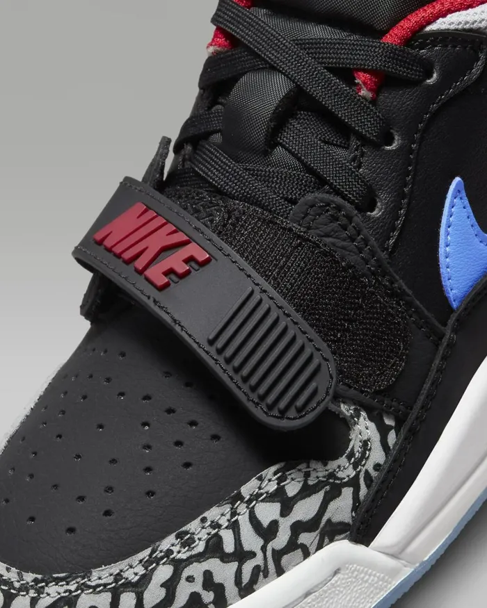 Kids Nike Jordan Air Jordan Legacy 312 Low Blackvalour Blueuniversity Redwolf Grey