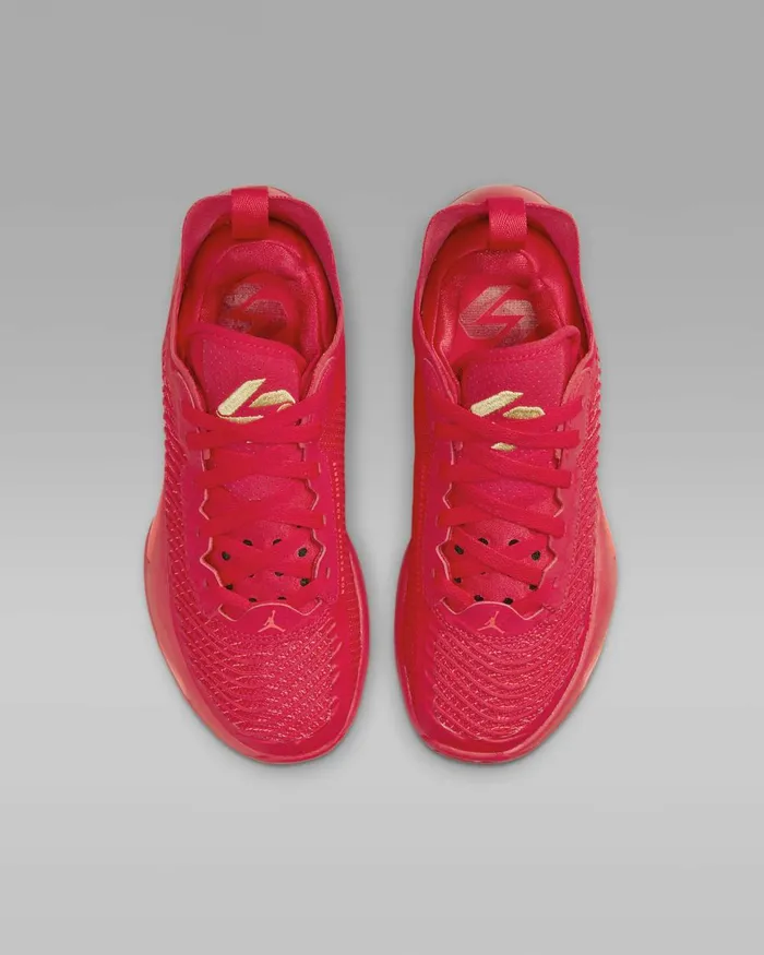Kids Nike Jordan Luka 1 University Redbright Crimsonmetallic Gold