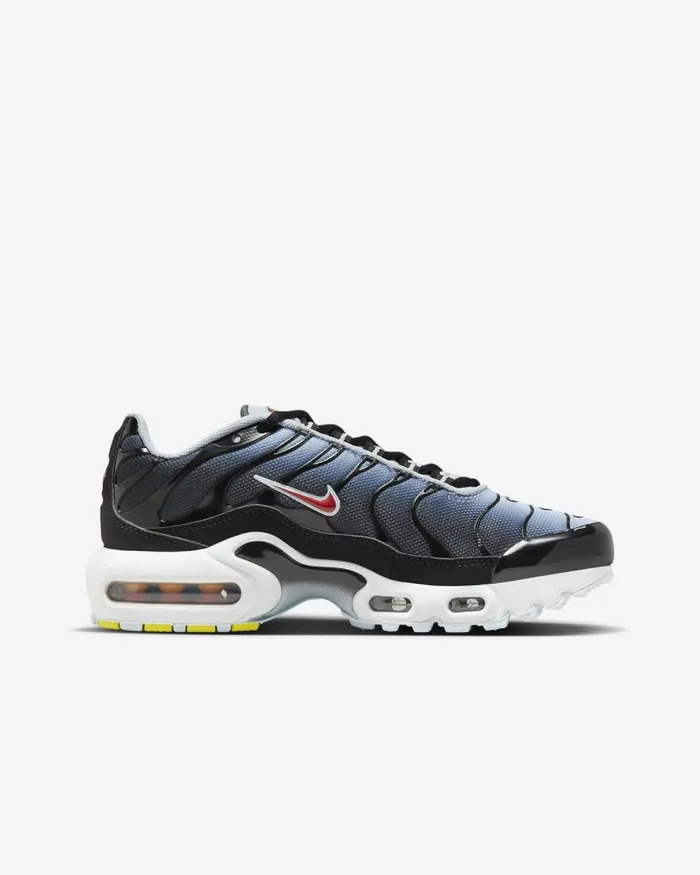 Kids Nike Older Kids 7 8211 15 Years Air Max Plus Blackblue Tintlight Smoke Greyrugged Orange