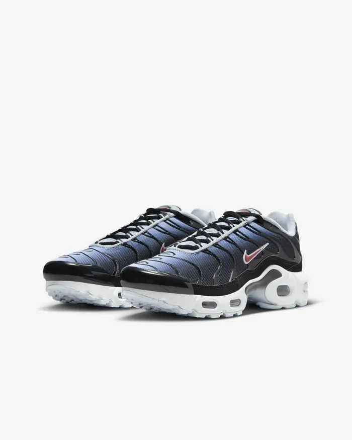 Kids Nike Older Kids 7 8211 15 Years Air Max Plus Blackblue Tintlight Smoke Greyrugged Orange
