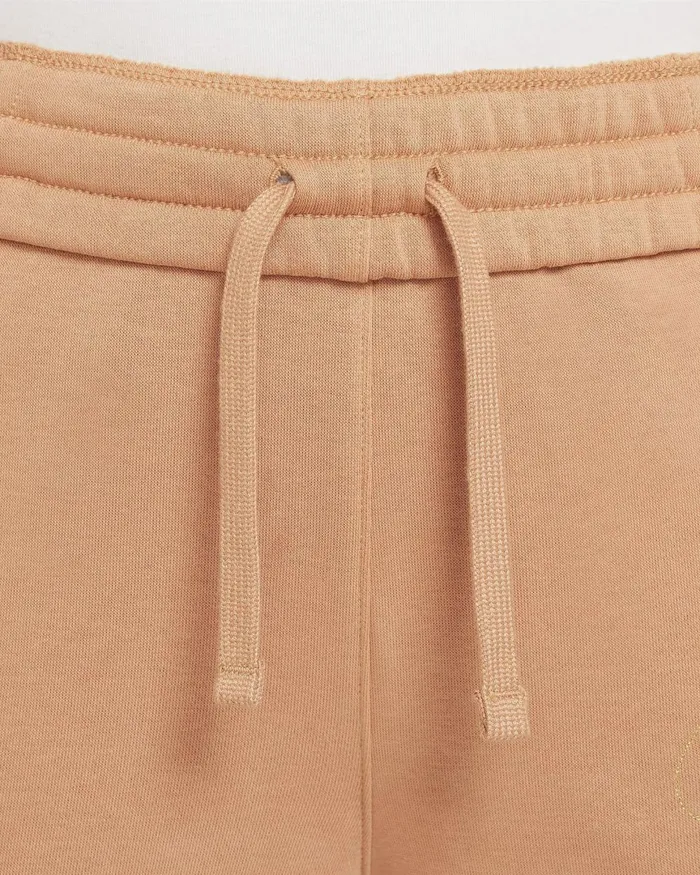 Kids Nike Trousers And Leggings Sportswear Club Fleece Amber Brownmetallic Gold