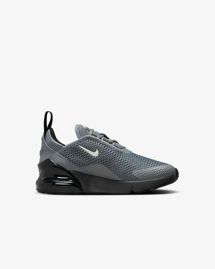Kids Nike Younger Kids 3 8211 7 Years Air Max 270 Smoke Greybright Mandarinmedium Ashblack