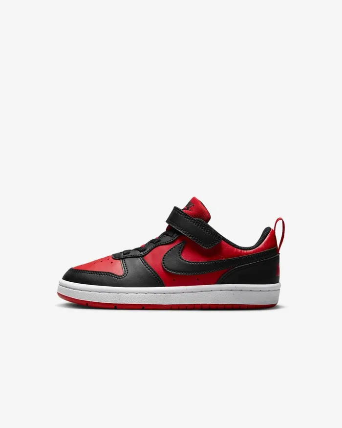 Kids Nike Younger Kids 3 8211 7 Years Court Borough Low Recraft University Redwhiteblack