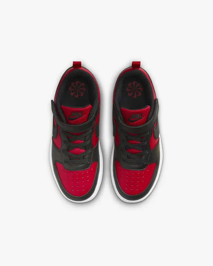 Kids Nike Younger Kids 3 8211 7 Years Court Borough Low Recraft University Redwhiteblack