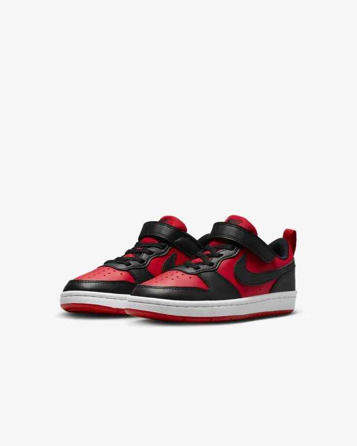 Kids Nike Younger Kids 3 8211 7 Years Court Borough Low Recraft University Redwhiteblack