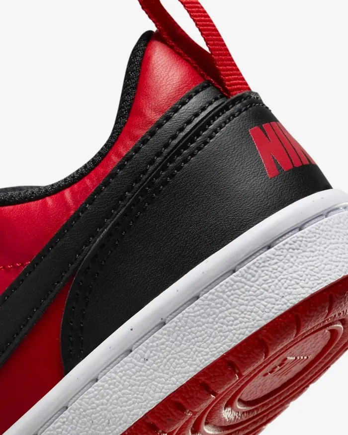 Kids Nike Younger Kids 3 8211 7 Years Court Borough Low Recraft University Redwhiteblack