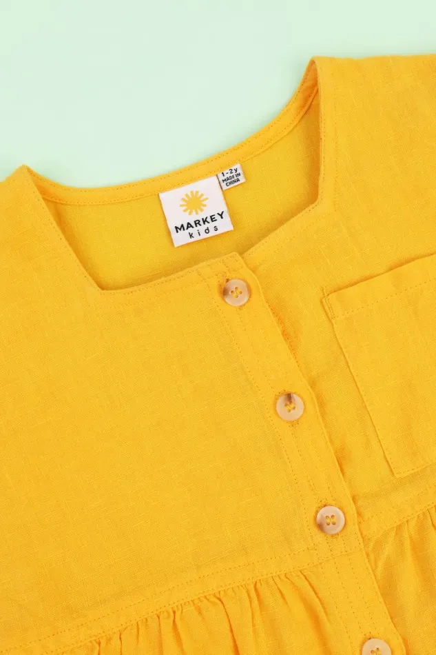 Kids Nilo Dress Canary Shop LF Markey Kids