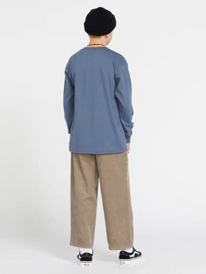 Kids Pants Volcom Big Boys Billow Cord Pants 8211 Khaki