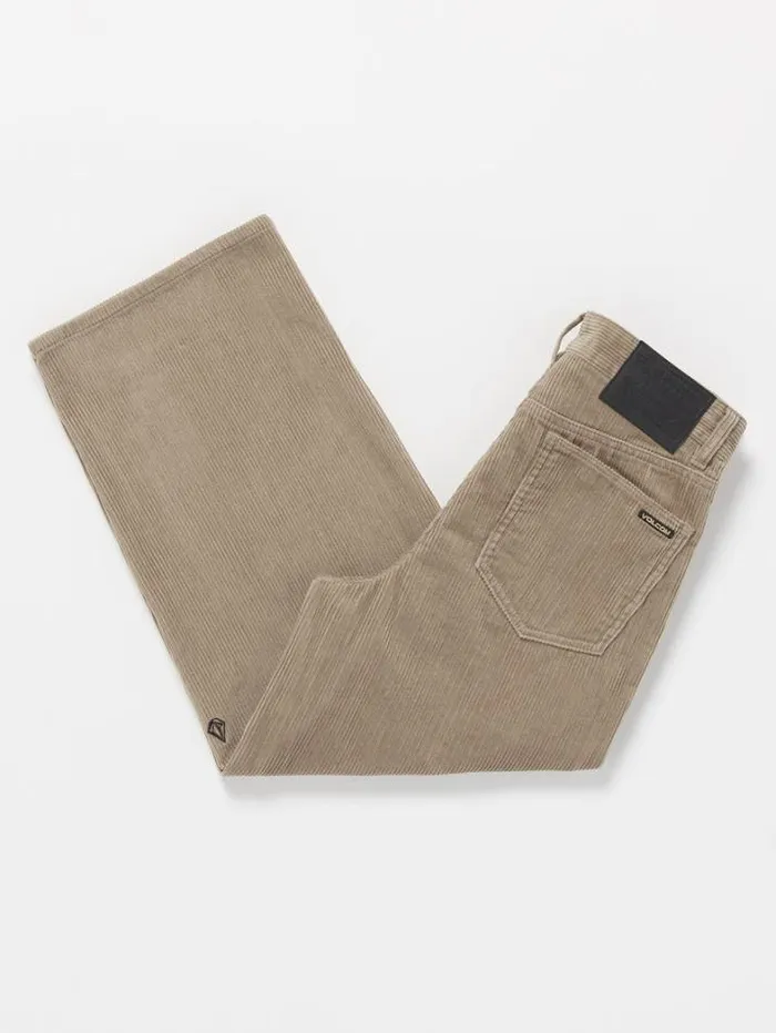 Kids Pants Volcom Big Boys Billow Cord Pants 8211 Khaki