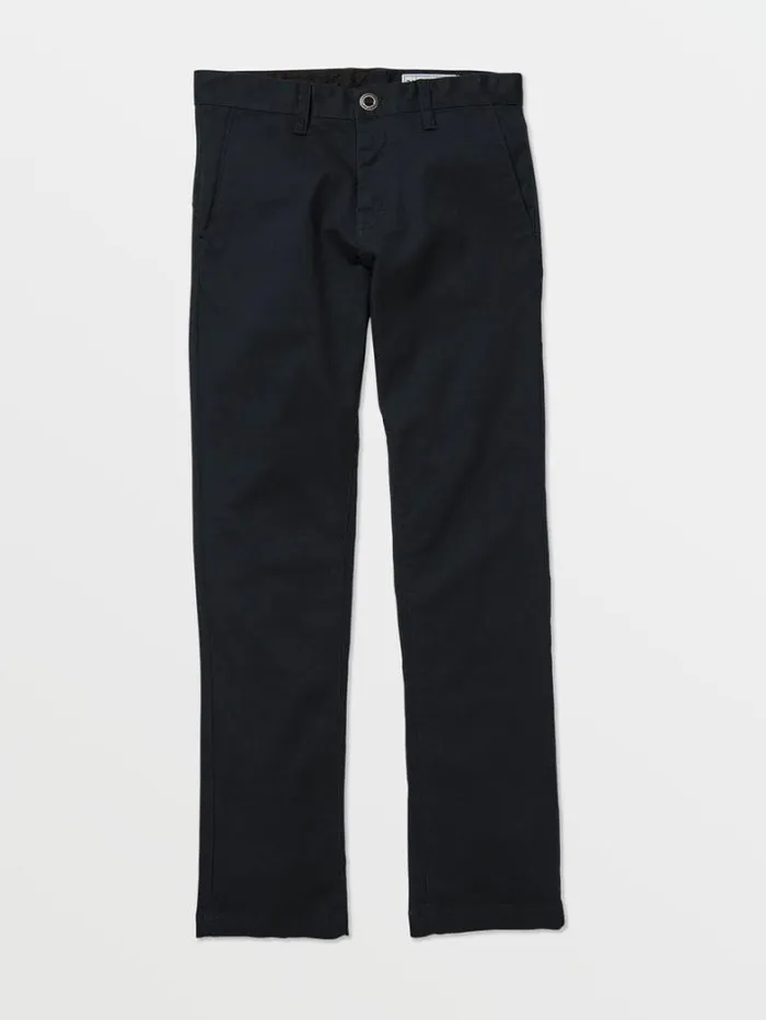 Kids Pants Volcom Big Boys Frickin Modern Stretch Chino Pants 8211 Dark Navy
