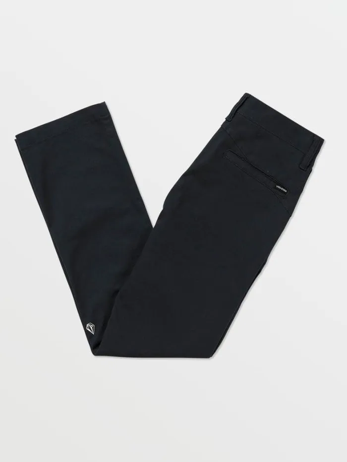 Kids Pants Volcom Big Boys Frickin Modern Stretch Chino Pants 8211 Dark Navy