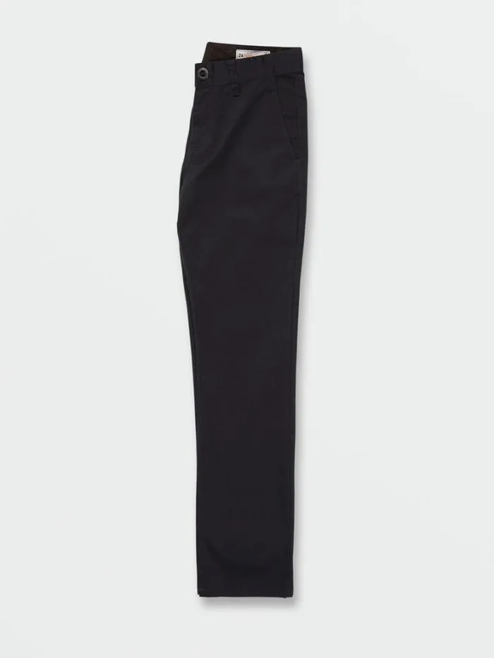 Kids Pants Volcom Big Boys Frickin Modern Stretch Chino Pants 8211 Dark Navy