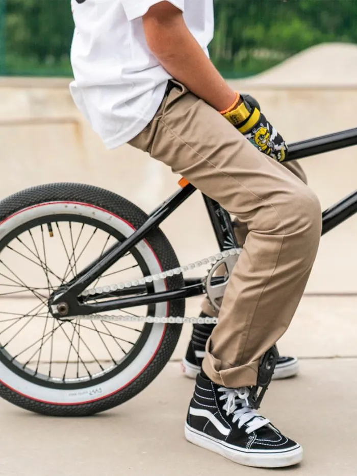 Kids Pants Volcom Big Boys Frickin Modern Stretch Chino Pants 8211 Khaki