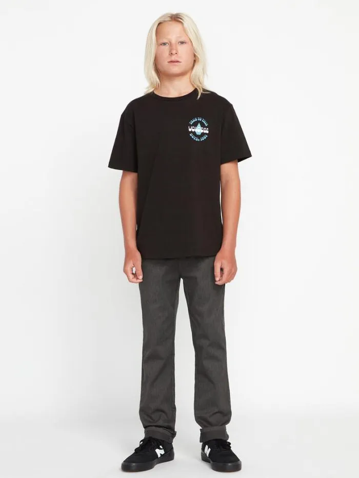 Kids Pants Volcom Big Boys Frickin Modern Stretch Pants 8211 Charcoal Heather