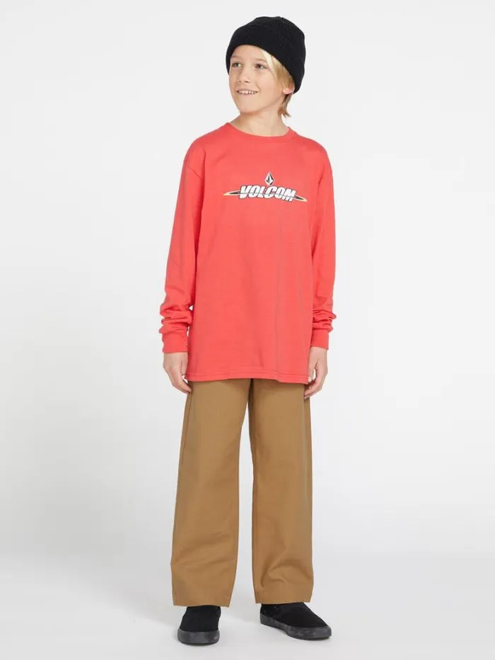 Kids Pants Volcom Big Boys Krafter Pants 8211 Tobacco