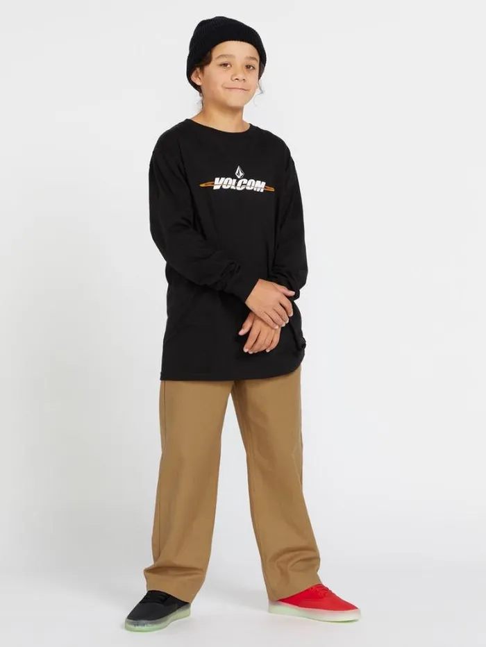 Kids Pants Volcom Big Boys Krafter Pants 8211 Tobacco