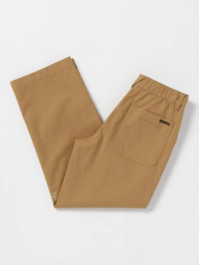 Kids Pants Volcom Big Boys Krafter Pants 8211 Tobacco