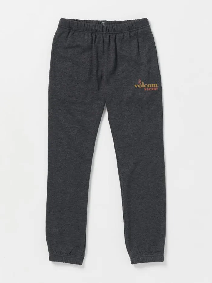 Kids Pants Volcom Big Boys Stone Bubbled Elastic Waist Pants 8211 Heather Black