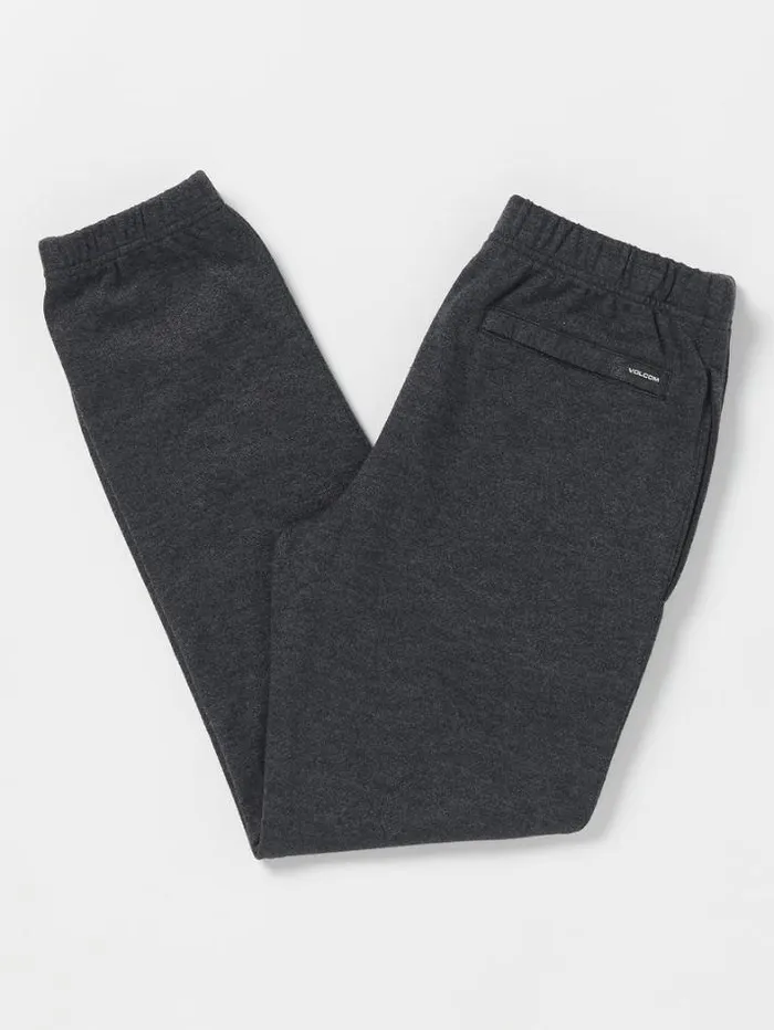 Kids Pants Volcom Big Boys Stone Bubbled Elastic Waist Pants 8211 Heather Black