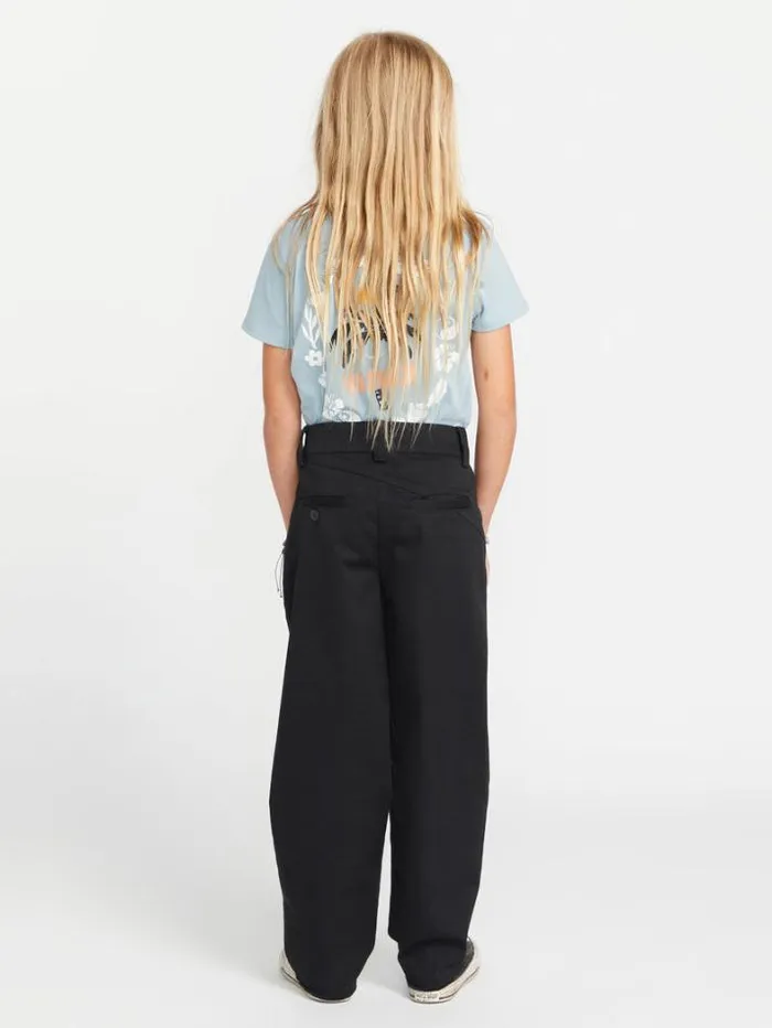 Kids Pants Volcom Girls Whawhat Chino Pants 8211 Black