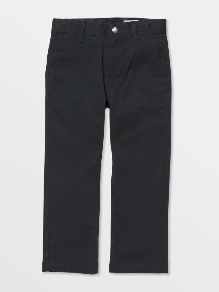 Kids Pants Volcom Little Boys Frickin Modern Stretch Chino Pants 8211 Dark Navy