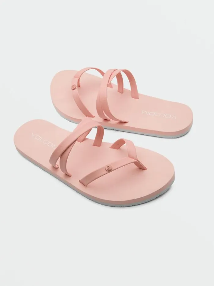 Kids Sandals Volcom Girls Easy Breezy Big Youth Sandals 8211 Melon
