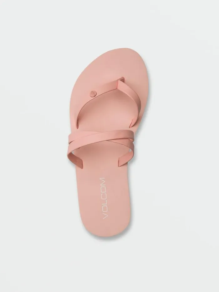 Kids Sandals Volcom Girls Easy Breezy Big Youth Sandals 8211 Melon