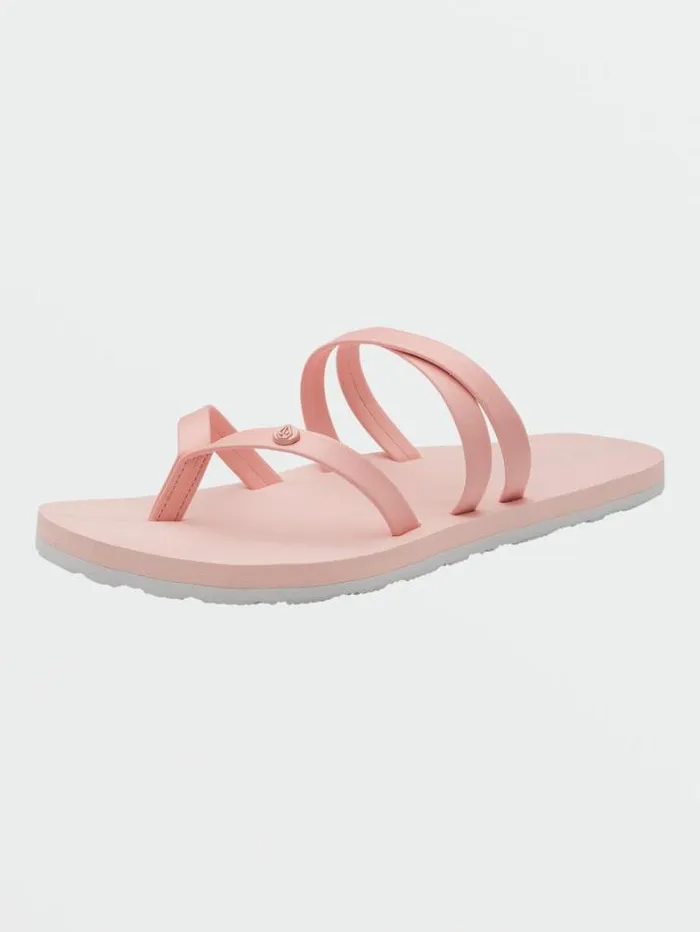 Kids Sandals Volcom Girls Easy Breezy Big Youth Sandals 8211 Melon