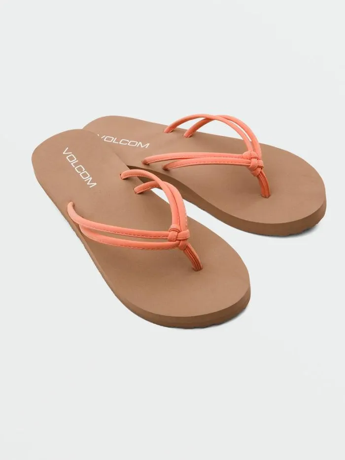 Kids Sandals Volcom Girls Forever And Ever Sandals 8211 Papaya