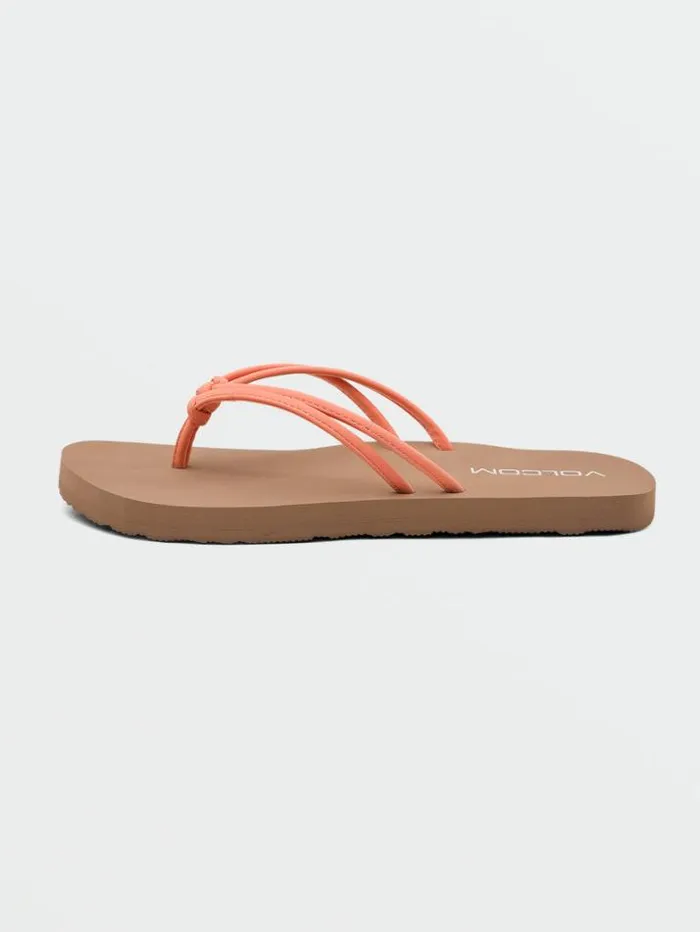 Kids Sandals Volcom Girls Forever And Ever Sandals 8211 Papaya