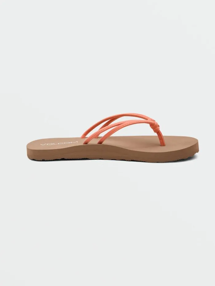 Kids Sandals Volcom Girls Forever And Ever Sandals 8211 Papaya