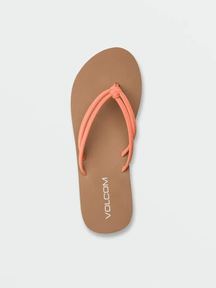 Kids Sandals Volcom Girls Forever And Ever Sandals 8211 Papaya