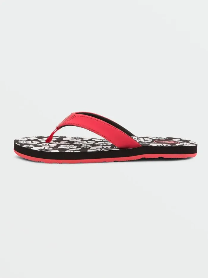 Kids Sandals Volcom Girls Vicky Sandals 8211 Electric Coral