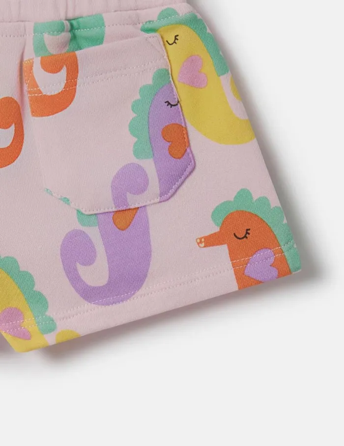 Kids Seahorse Print Shorts Pink Stella McCartney Baby Girls Kids Seahorse Print Shorts Pink Stella McCartney Baby Girls