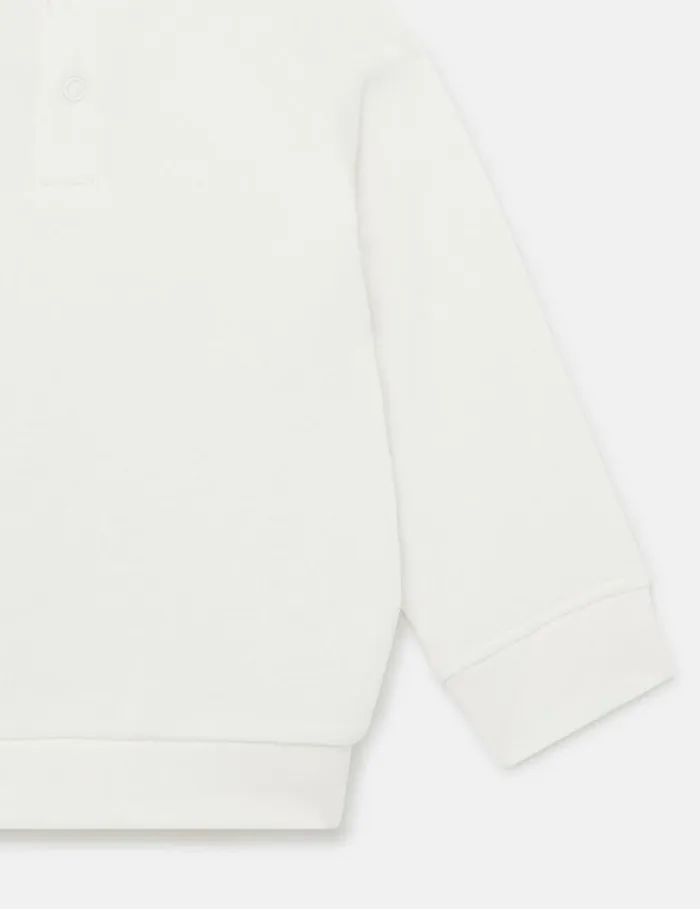 Kids Sheep Appliqu Roundneck Sweatshirt White Stella McCartney Baby Girls