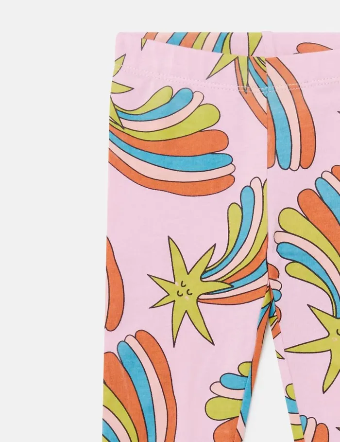 Kids Shooting Stars Leggings Multicolor Pink Stella McCartney Baby Girls Kids Shooting Stars Leggings Multicolor Pink Stella McCartney Baby Girls