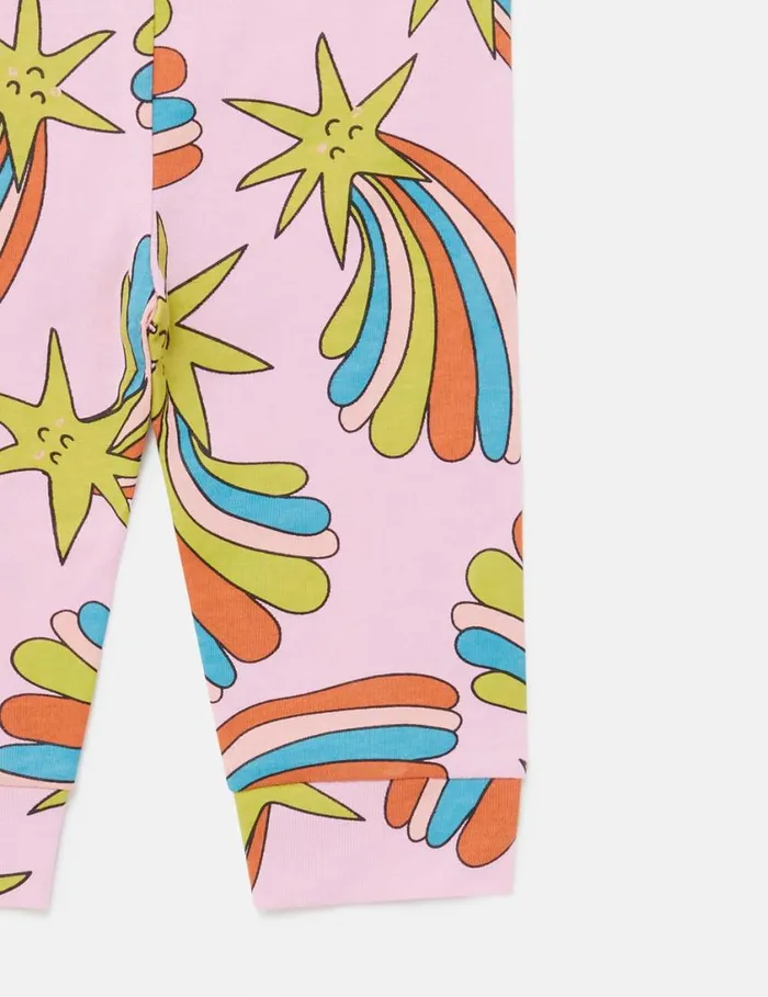 Kids Shooting Stars Leggings Multicolor Pink Stella McCartney Baby Girls Kids Shooting Stars Leggings Multicolor Pink Stella McCartney Baby Girls