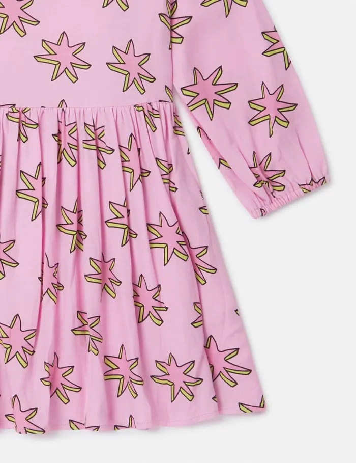 Kids Shooting Stars Pleated Dress Multicolor Pink Stella McCartney Dresses and Jumpsuits Kids Shooting Stars Pleated Dress Multicolor Pink Stella McCartney Dresses and Jumpsuits