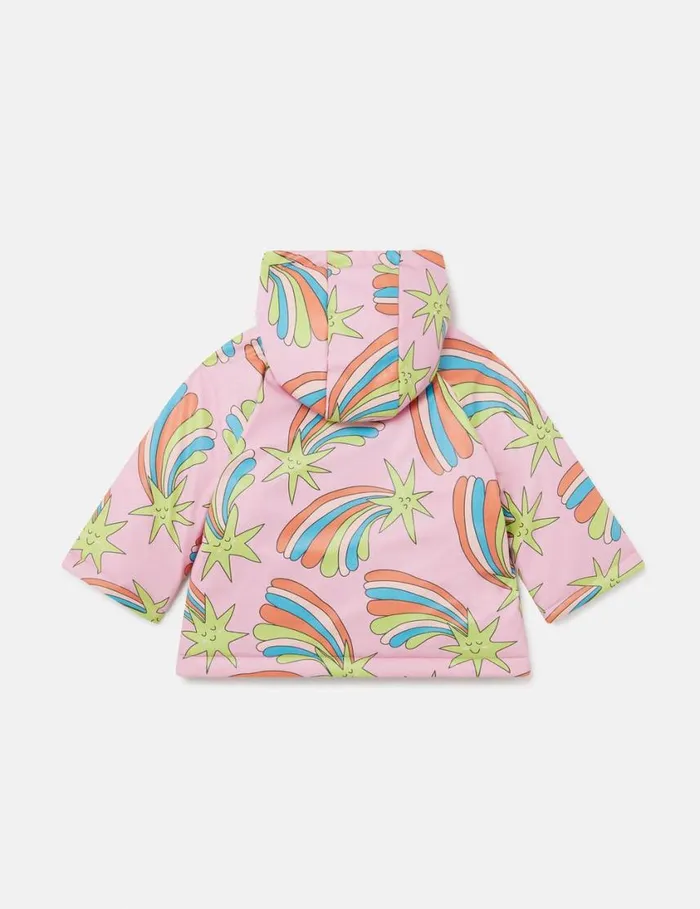 Kids Shooting Stars Raincoat Multicolor Pink Stella McCartney Baby Girls