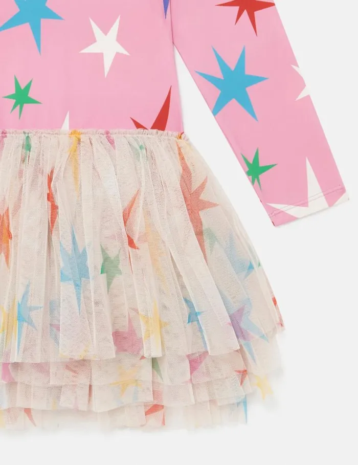 Kids Star Pattern Tulle Dress Pink Stella McCartney Dresses and Jumpsuits Kids Star Pattern Tulle Dress Pink Stella McCartney Dresses and Jumpsuits