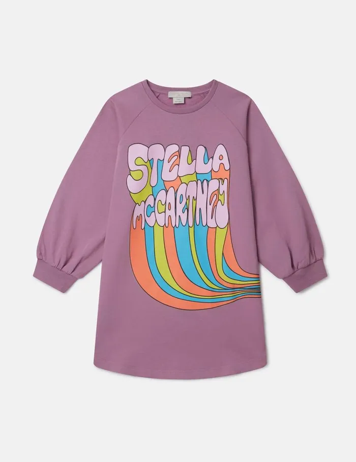 Kids Stella Graphic Sweatshirt Purple Stella McCartney Dresses and Jumpsuits