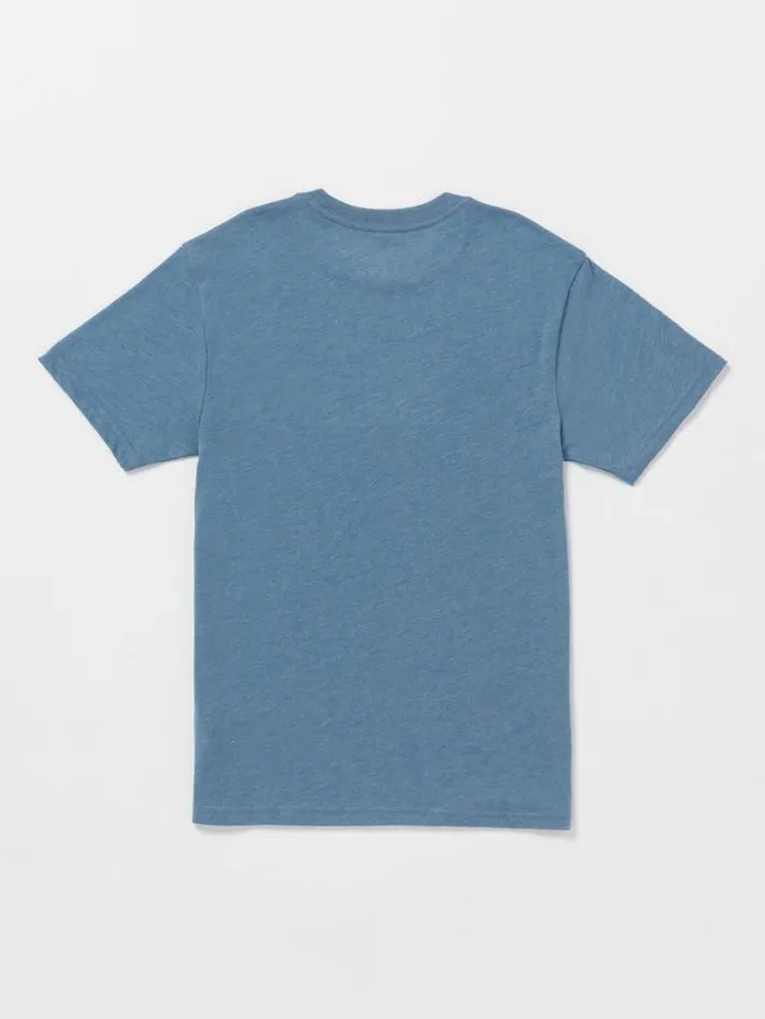 Kids TShirts and Tanks Volcom Big Boys Heavy Gain Short Sleeve Tee 8211 Indigo Ridge Heather