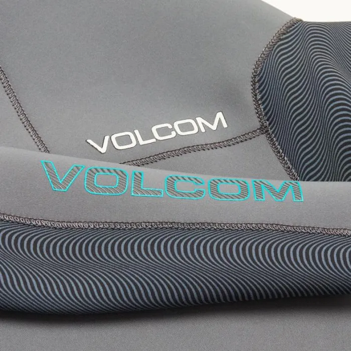 Kids Wetsuits Volcom Big Boys Modulator 2mm Chest Zip Short Sleeve Fullsuit 8211 Cruzer Blue