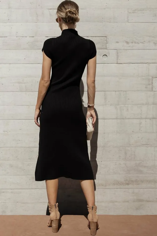 Kimi Bodycon Dress In Black Black Women Bohme Dresses