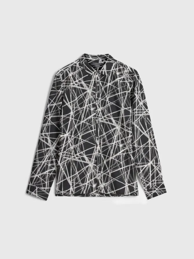 KINNEY SHIRT Charcoal Clothing John Varvatos Shirts